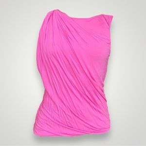 Versace Hot Pink Sleeveless Blouse 🎀